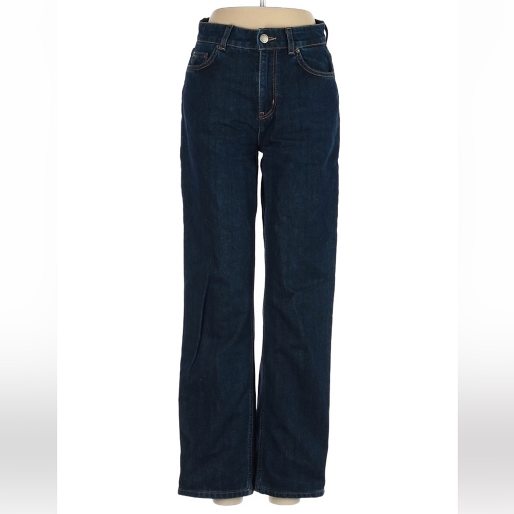 Paris Atelier & other stories Straight Leg Dark Wash Jeans